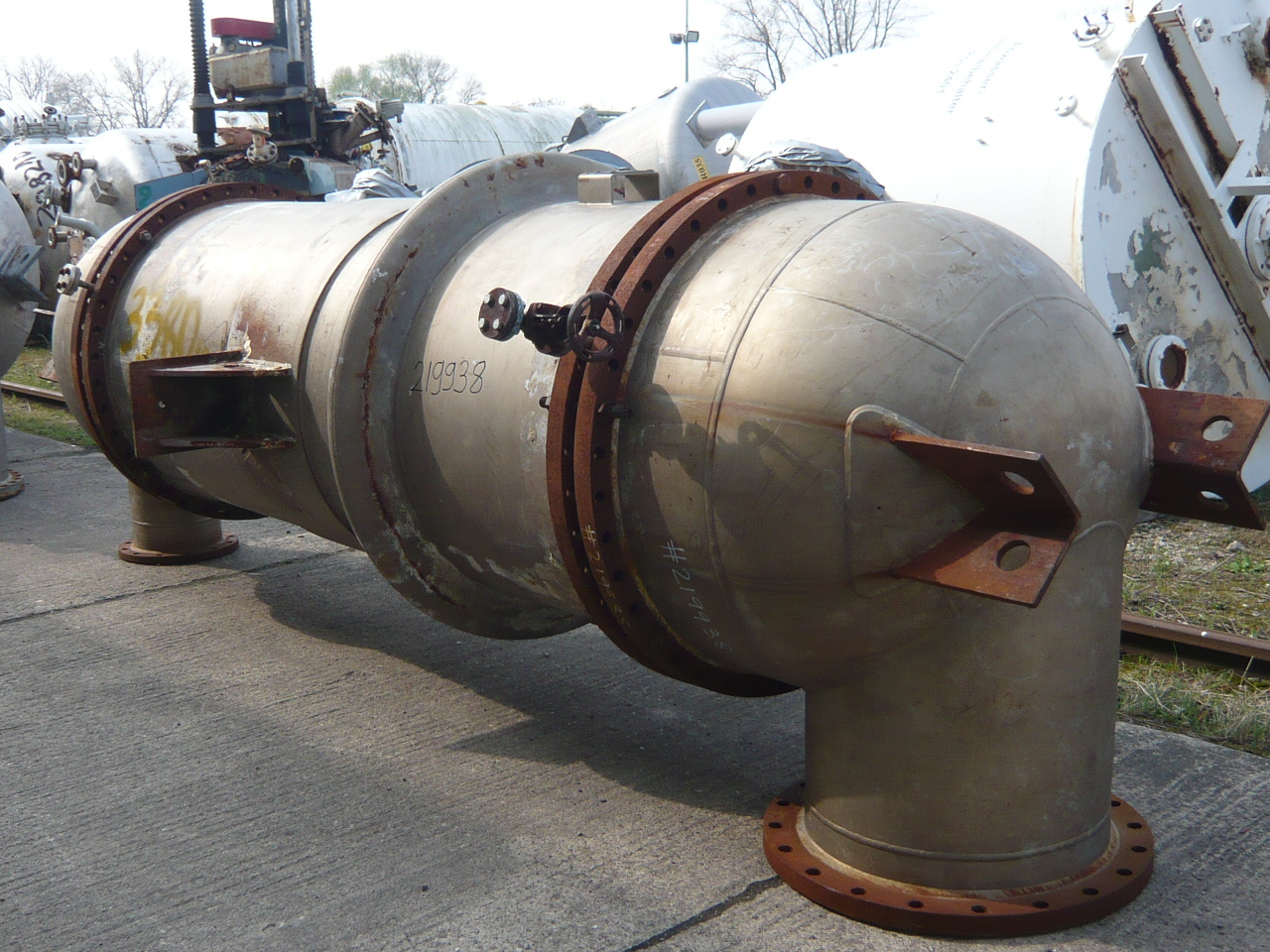 IPP# 219938, 120 m² (1,292 ft²)  Stainless Steel 321 Shell and Tube Heat Exchanger For Sale