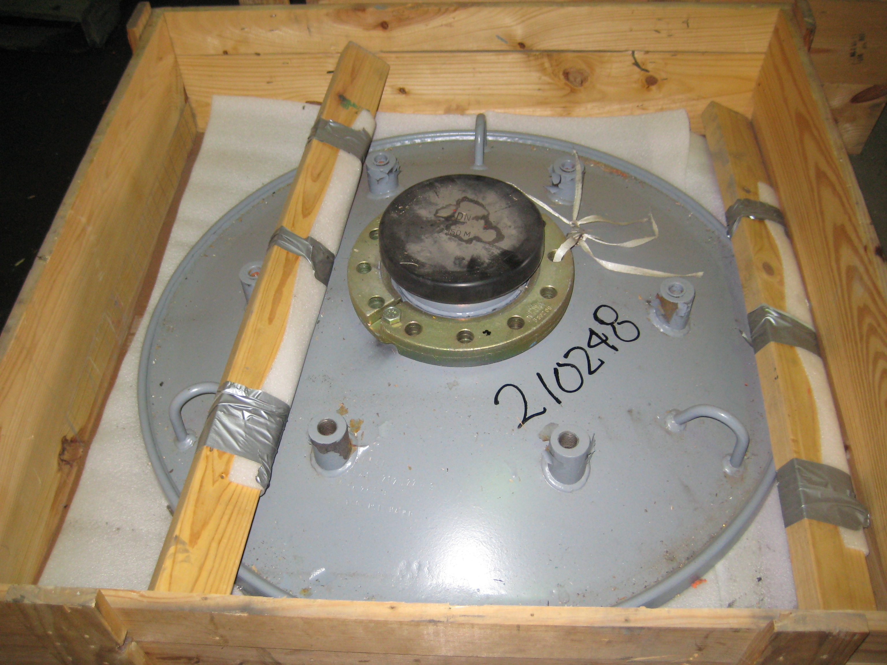 IPP# 210248, 15,142 L (4,000 gallons) Unused Glasslined Main Cover Glass Lined Parts For Sale