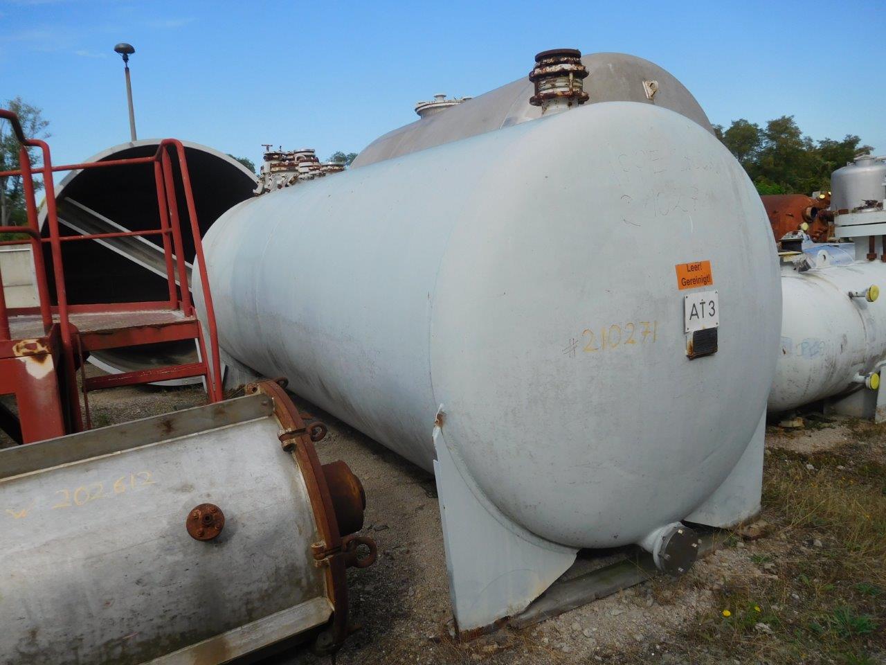 IPP# 210271, 17,500 L (4,623 gallons)  Glasslined  Tank For Sale