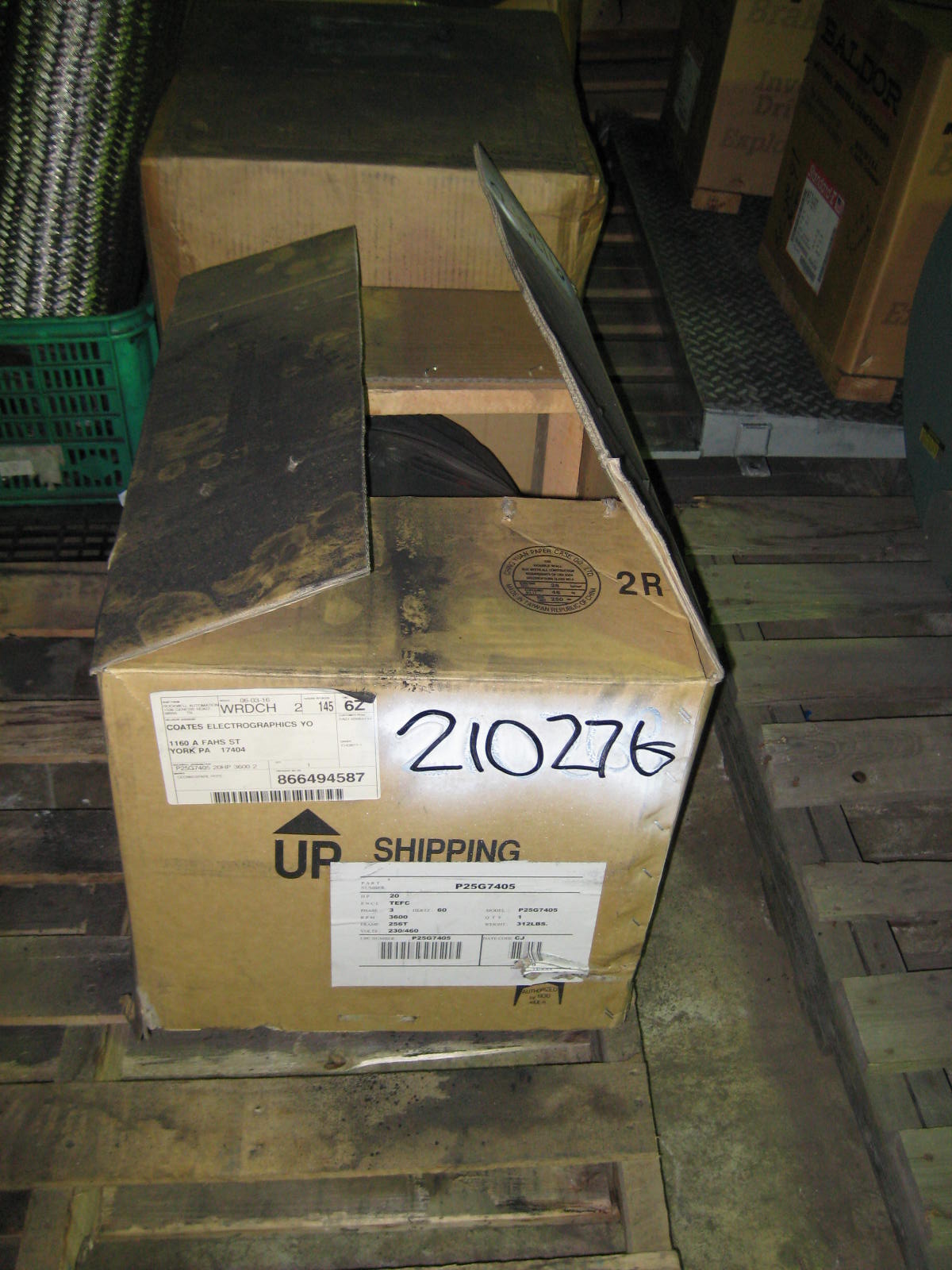 IPP# 210276,  Unused Carbon Steel Motor Electrical For Sale