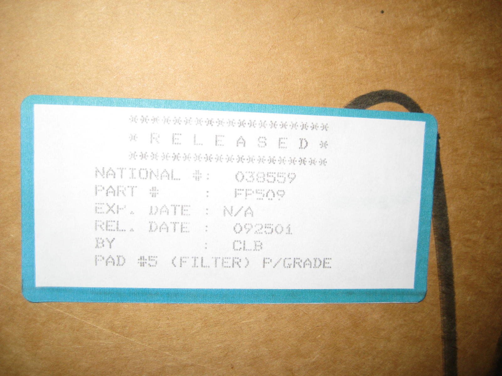 IPP# 210491,  Unused  Plate And Frame Filter For Sale