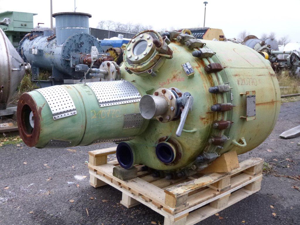 IPP# 210770, 700 L (184.9 gallons)  Glasslined Batch-Type Agitated Reactor For Sale