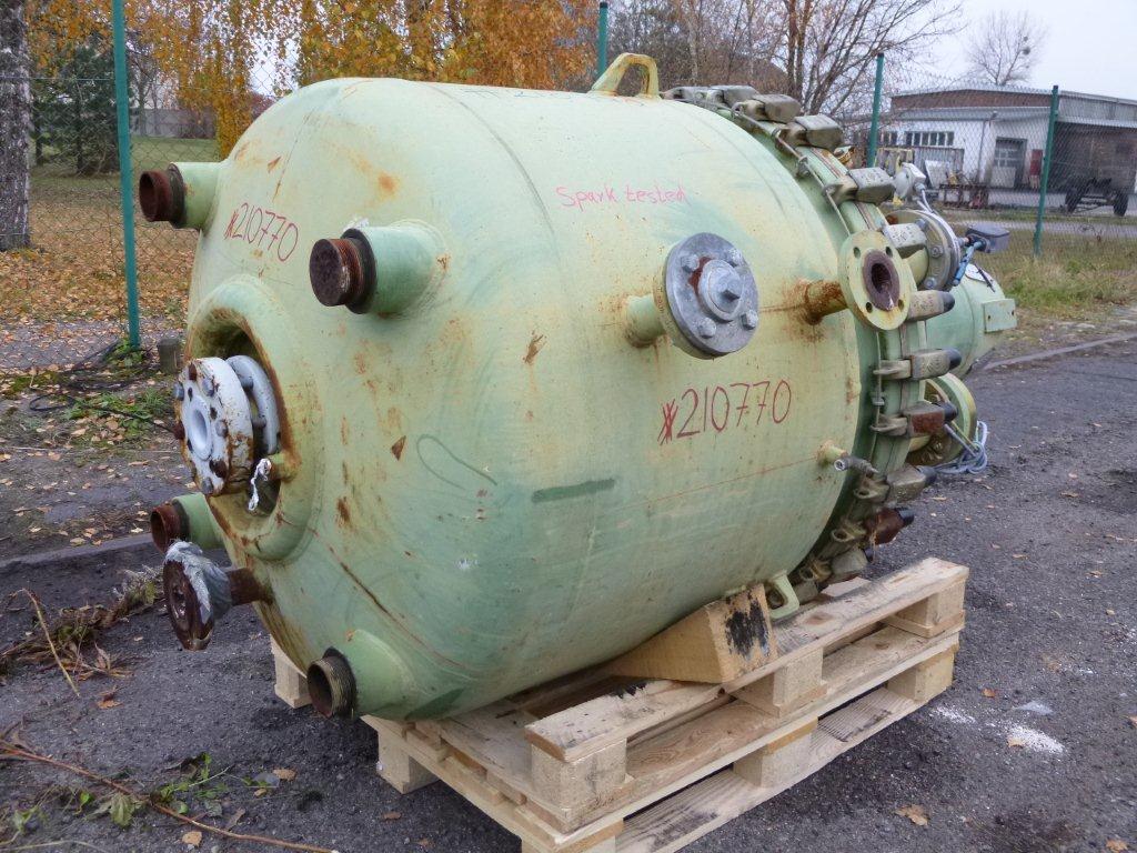 IPP# 210770, 700 L (184.9 gallons)  Glasslined Batch-Type Agitated Reactor For Sale