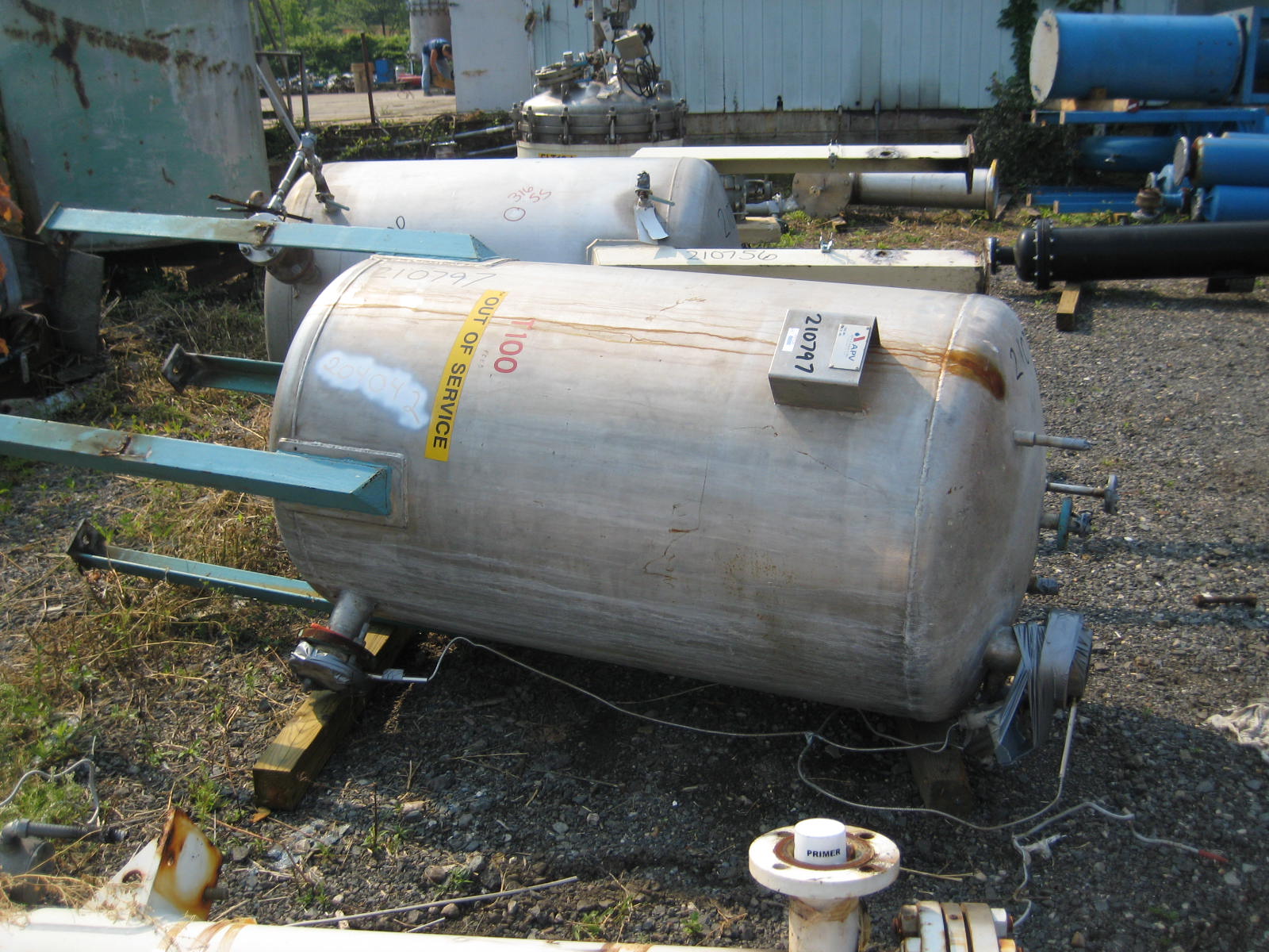 IPP# 210797, 946.4 L (250 gallons)  Stainless Steel 316  Tank For Sale