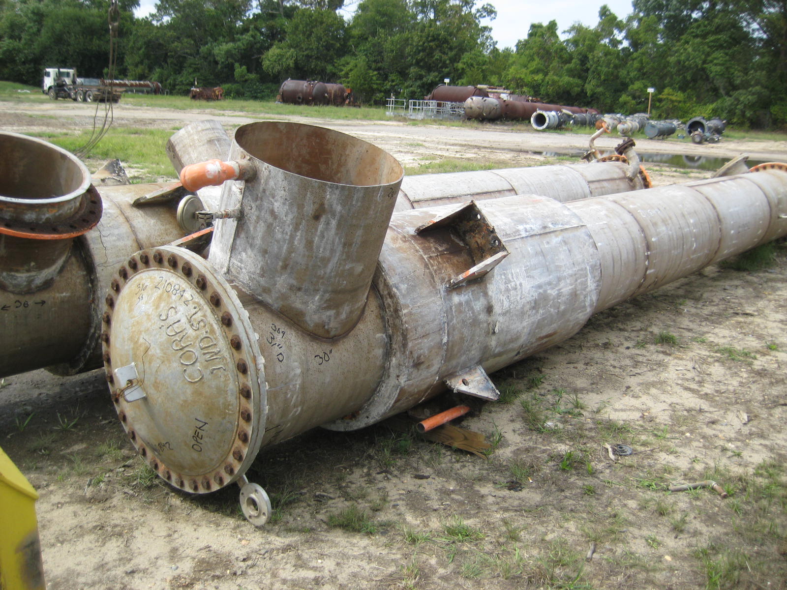 IPP# 210842, 152.3 m² (1,639 ft²)  Stainless Steel 304 Shell and Tube Heat Exchanger For Sale