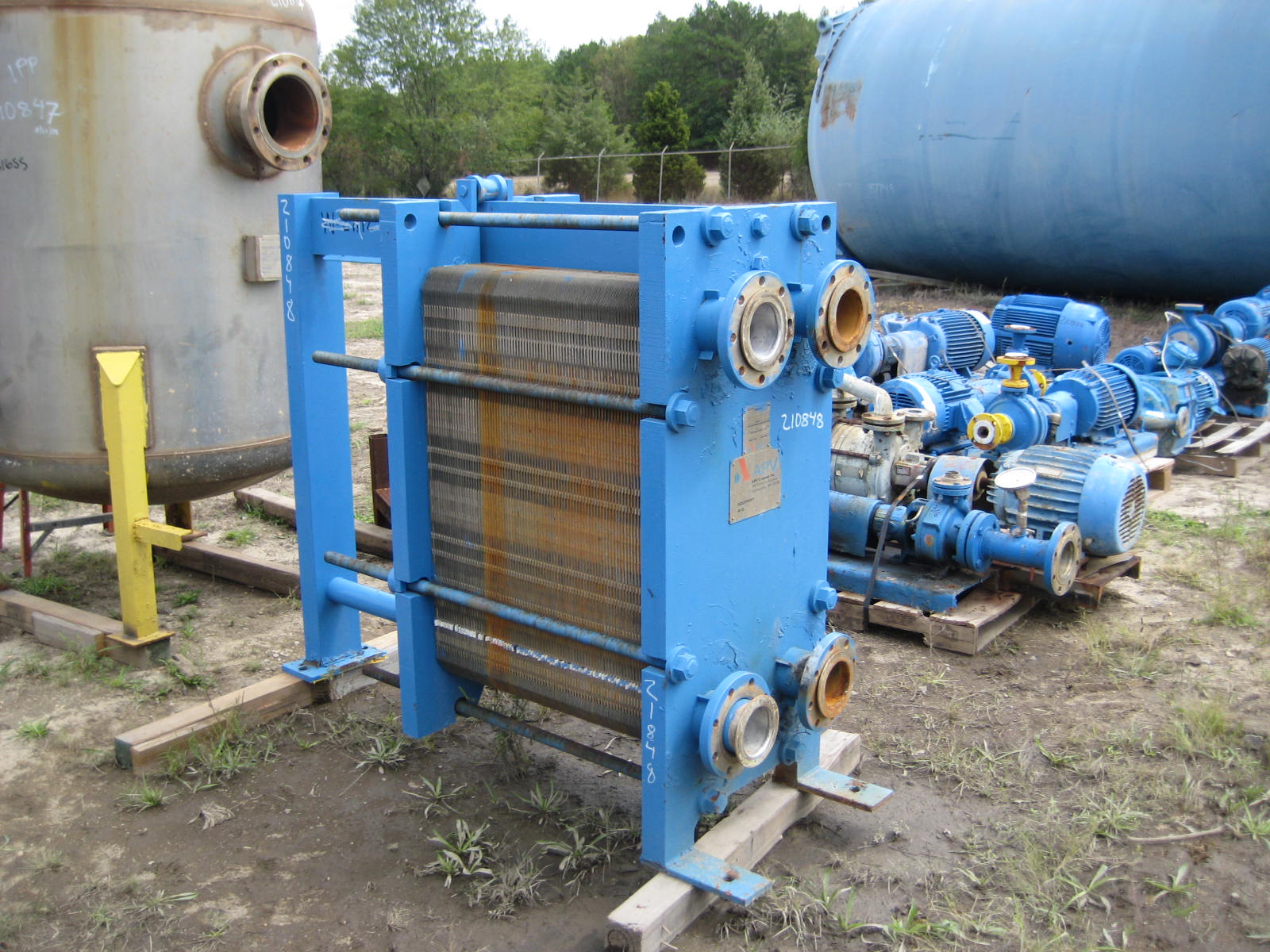 IPP# 210848, 20.9 m² (225 ft²)  Stainless Steel 316 Plate and Frame Heat Exchanger For Sale