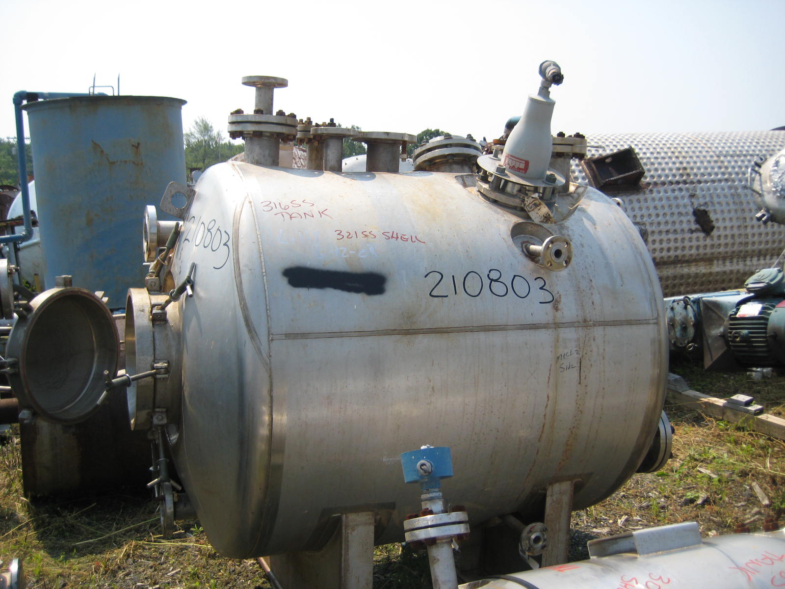 IPP# 210803, 1,514 L (400 gallons)  Stainless Steel 316  Tank For Sale