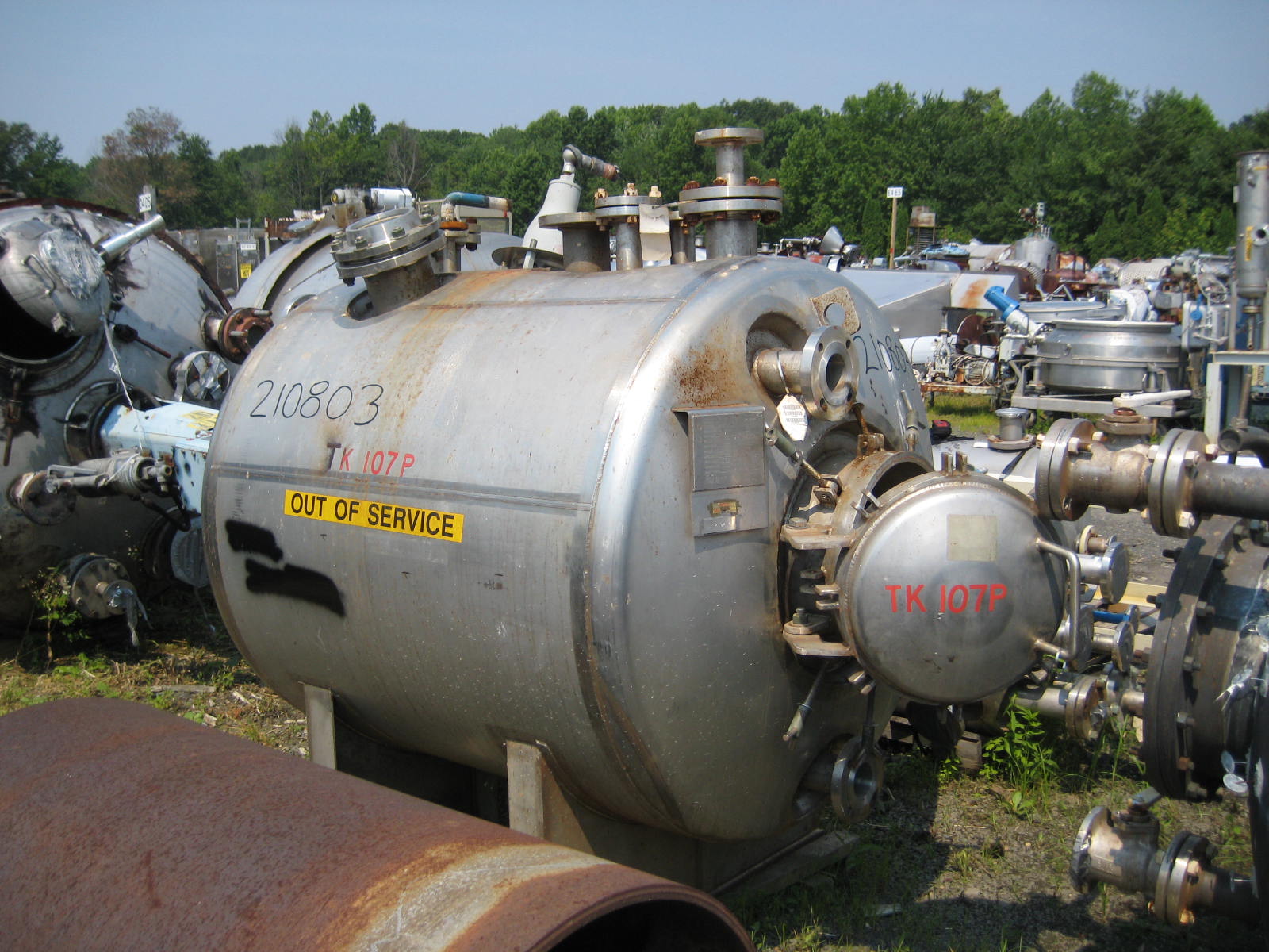 IPP# 210803, 1,514 L (400 gallons)  Stainless Steel 316  Tank For Sale