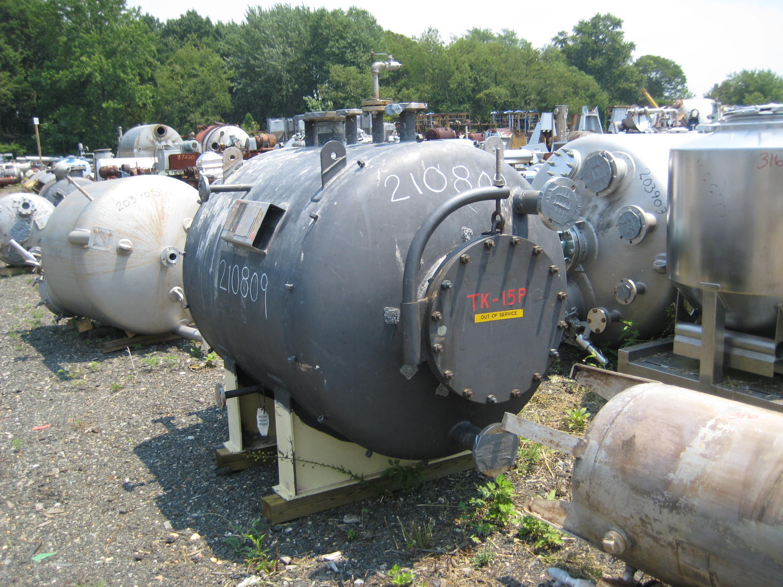 IPP# 210809, 1,514 L (400 gallons)  Stainless Steel 316  Tank For Sale