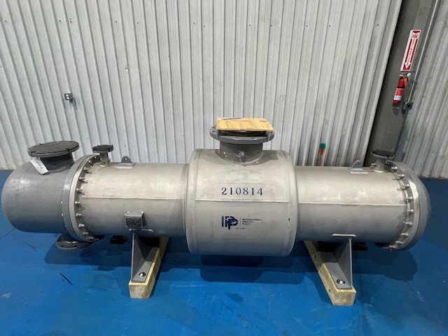 IPP# 210814, 65.6 m² (706 ft²)  Stainless Steel 316 Shell and Tube Heat Exchanger For Sale