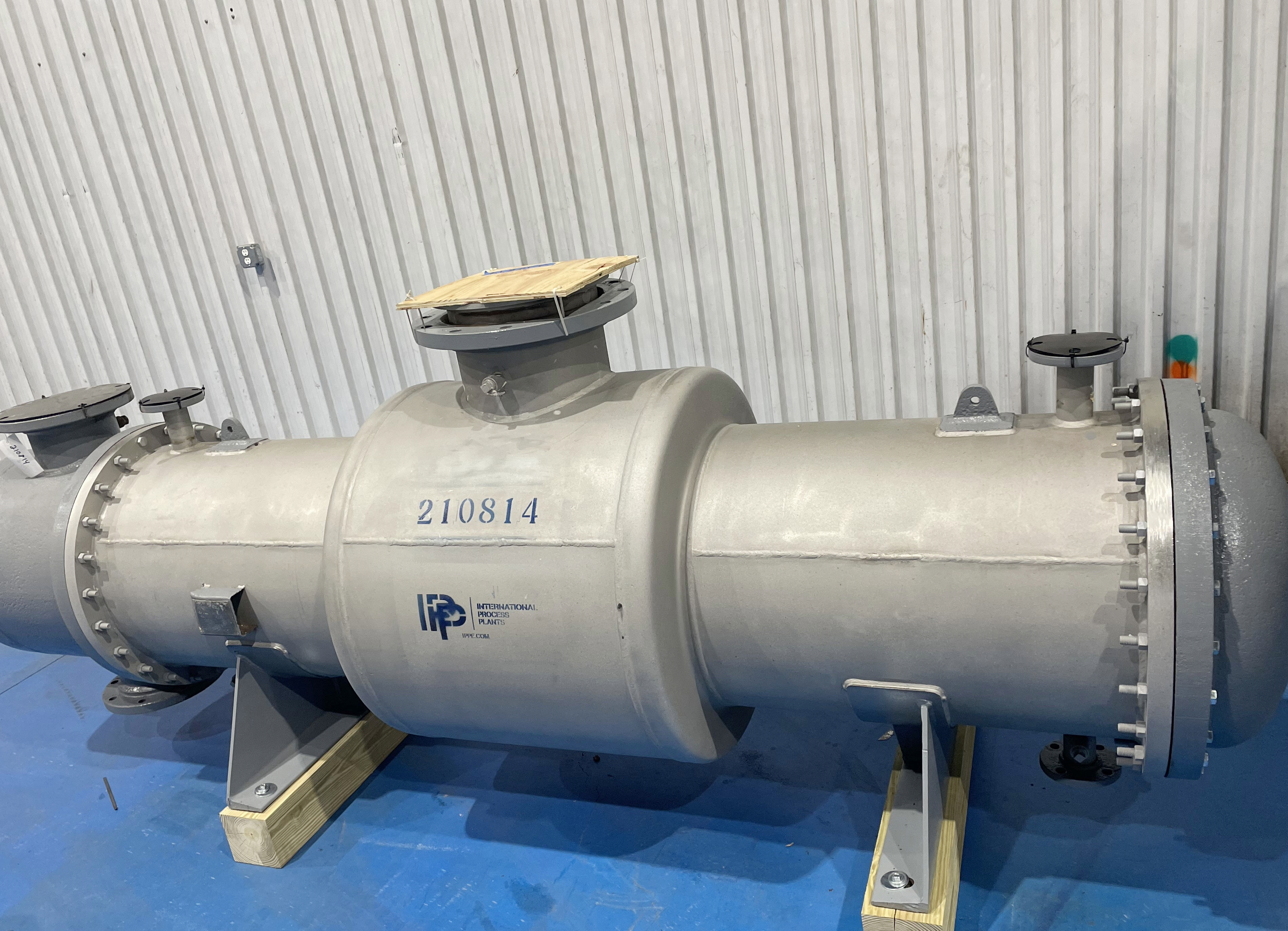 IPP# 210814, 65.6 m² (706 ft²)  Stainless Steel 316 Shell and Tube Heat Exchanger For Sale