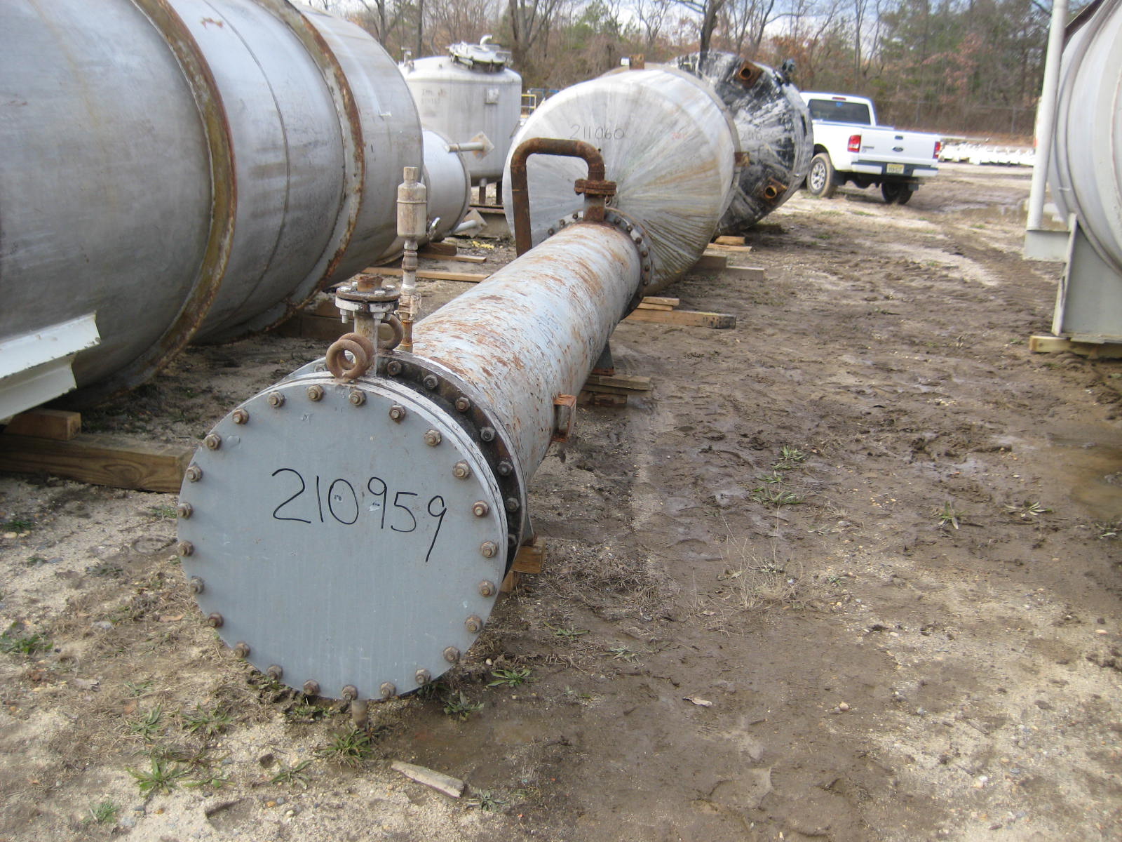 IPP# 210959, 100.8 m² (1,085 ft²)  Stainless Steel 304 Shell and Tube Heat Exchanger For Sale