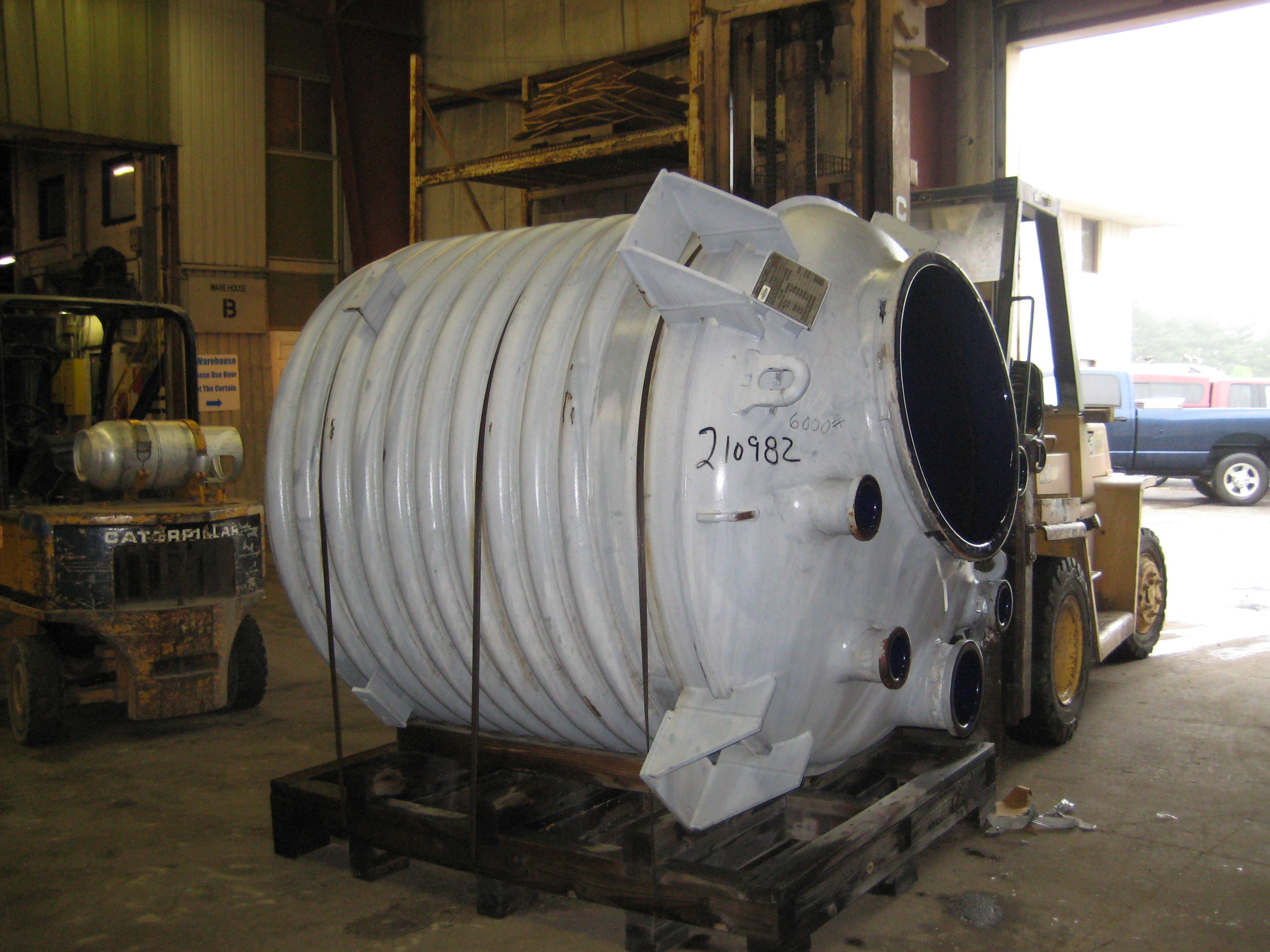 IPP# 210982, 2,839 L (750 gallons) New Glasslined Batch-Type Agitated Reactor For Sale