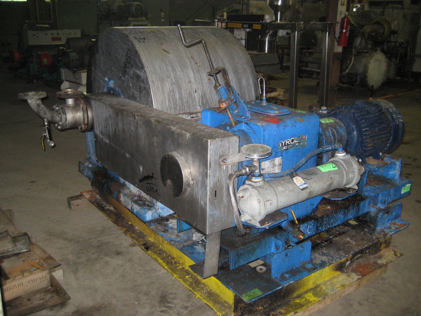 IPP# 211055, 11.2 kW (15 HP)  Stainless Steel 316  Centrifuge-Misc. & Hydraulic For Sale