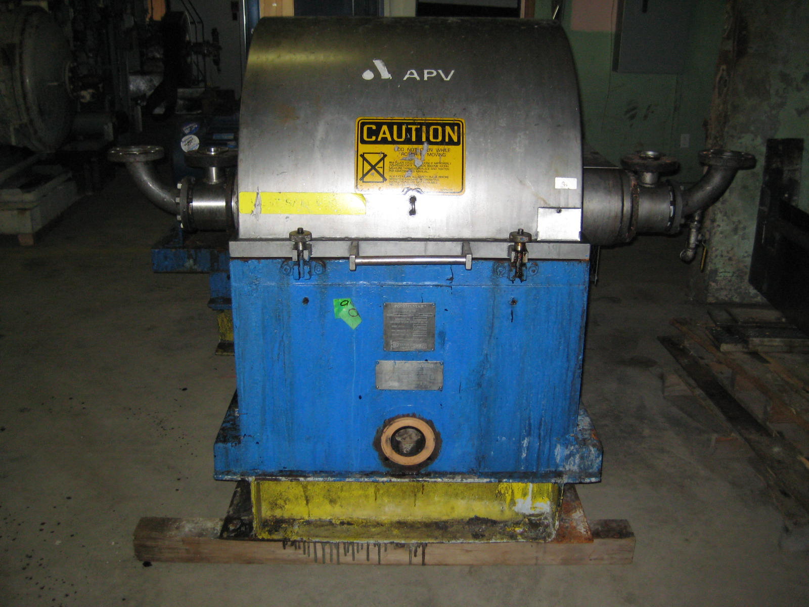 IPP# 211055, 11.2 kW (15 HP)  Stainless Steel 316  Centrifuge-Misc. & Hydraulic For Sale