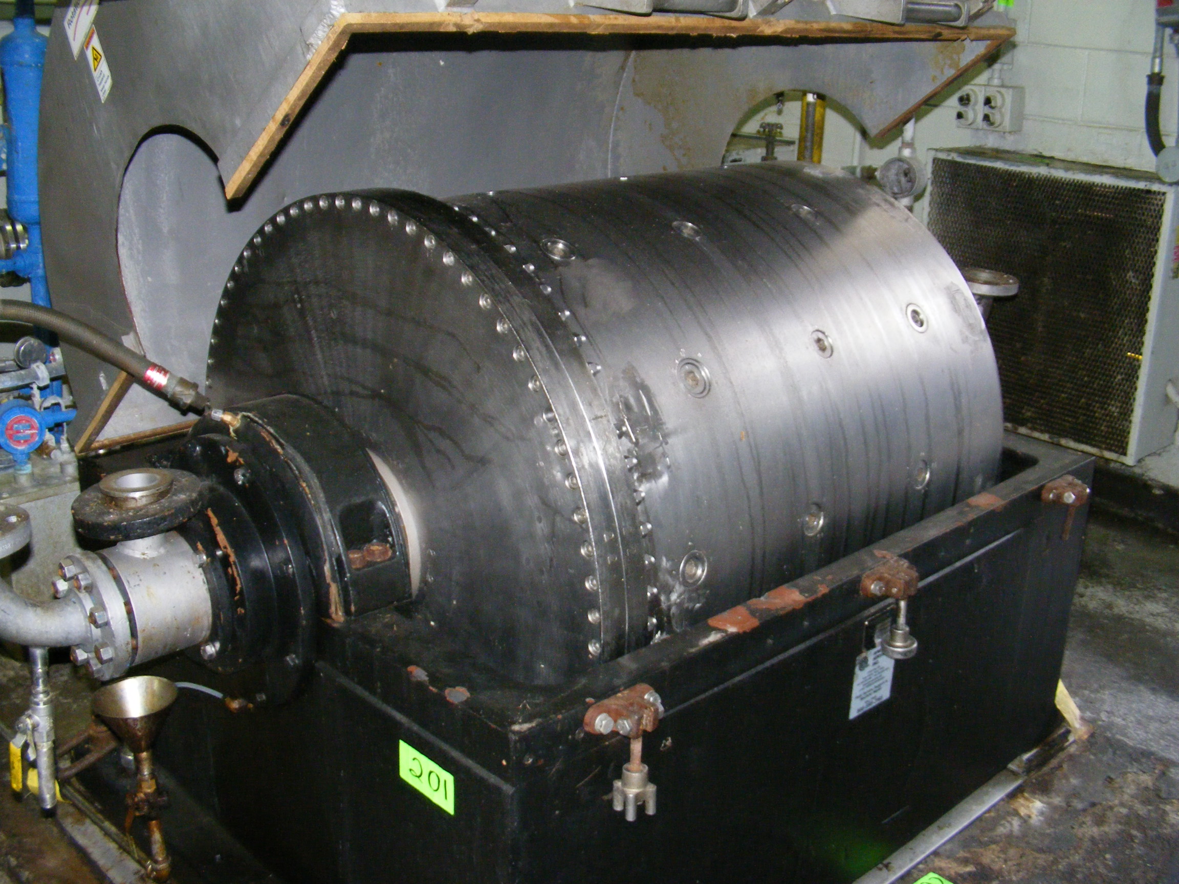 IPP# 211013, 18.6 kW (25 HP)  Stainless Steel 316  Centrifuge-Misc. & Hydraulic For Sale