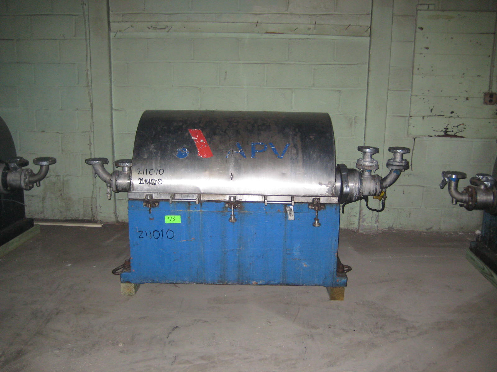 IPP# 211010, 18.6 kW (25 HP)  Stainless Steel 316  Centrifuge-Misc. & Hydraulic For Sale