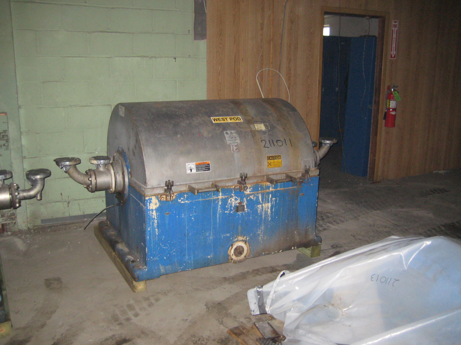 IPP# 211011, 18.6 kW (25 HP)  Stainless Steel 316  Centrifuge-Misc. & Hydraulic For Sale