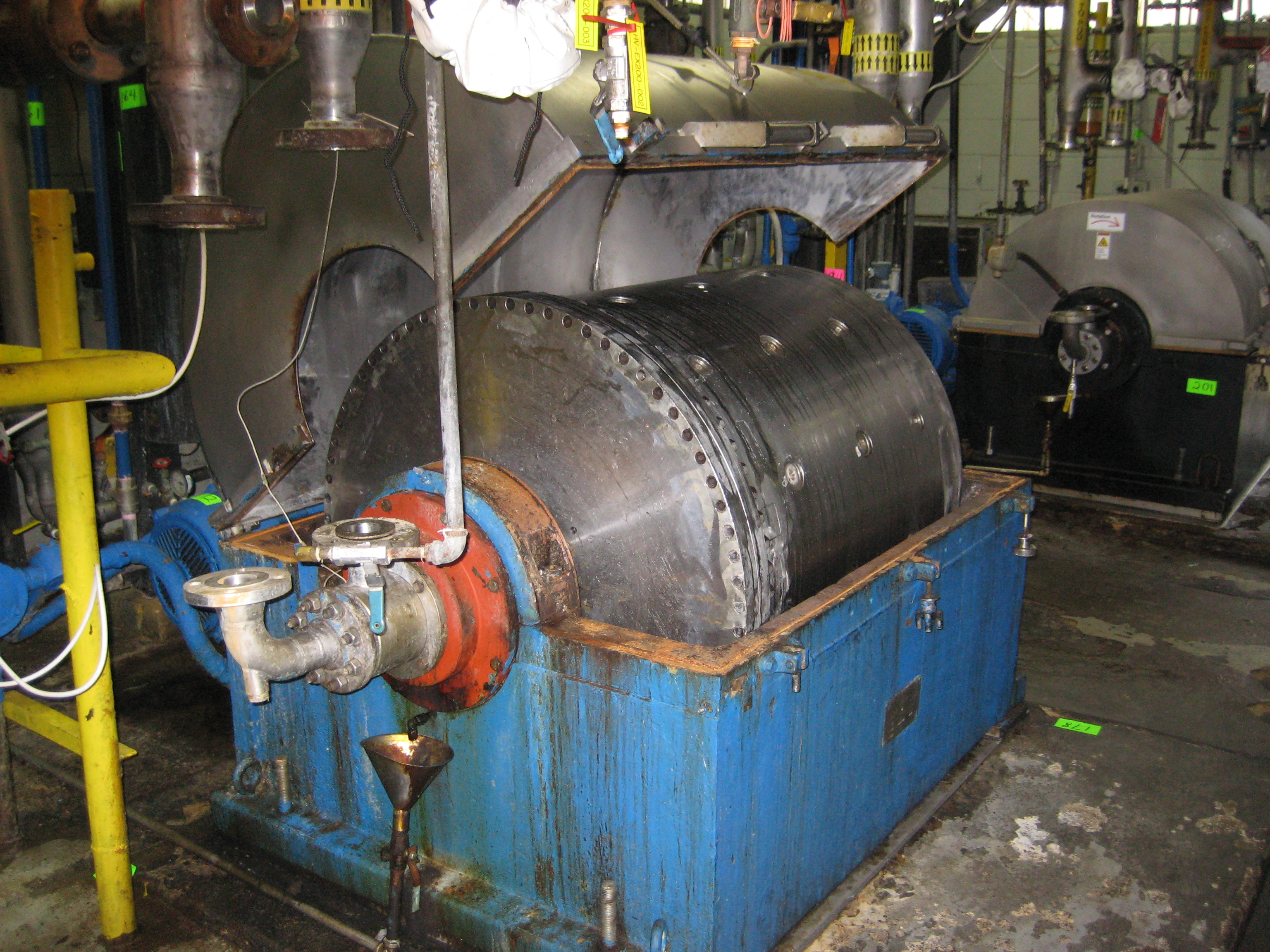 IPP# 211012, 18.6 kW (25 HP)  Stainless Steel 316  Centrifuge-Misc. & Hydraulic For Sale