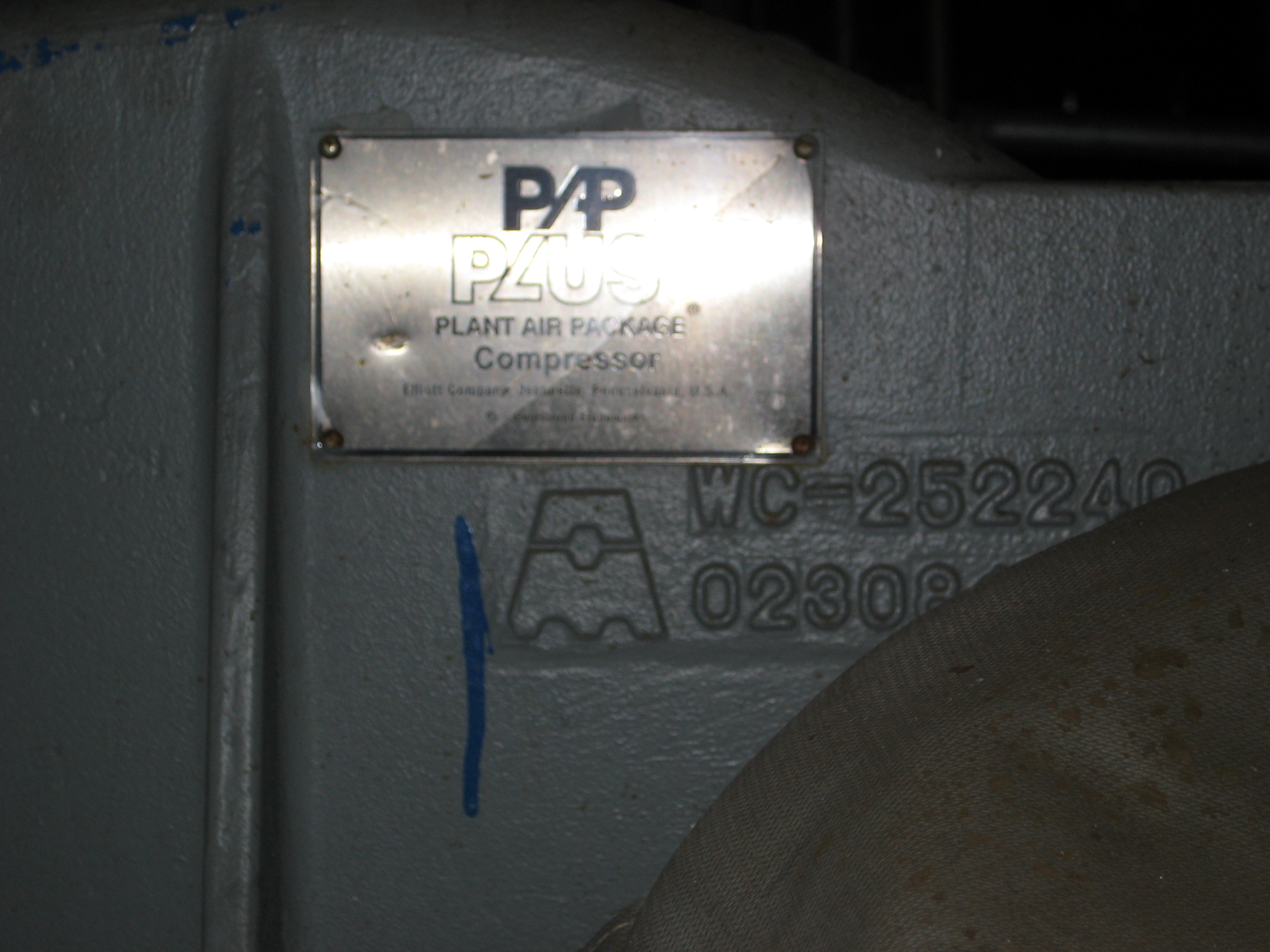 IPP# 211266, 849.5 m3/h (500 CFM)   Centrifugal Compressor For Sale