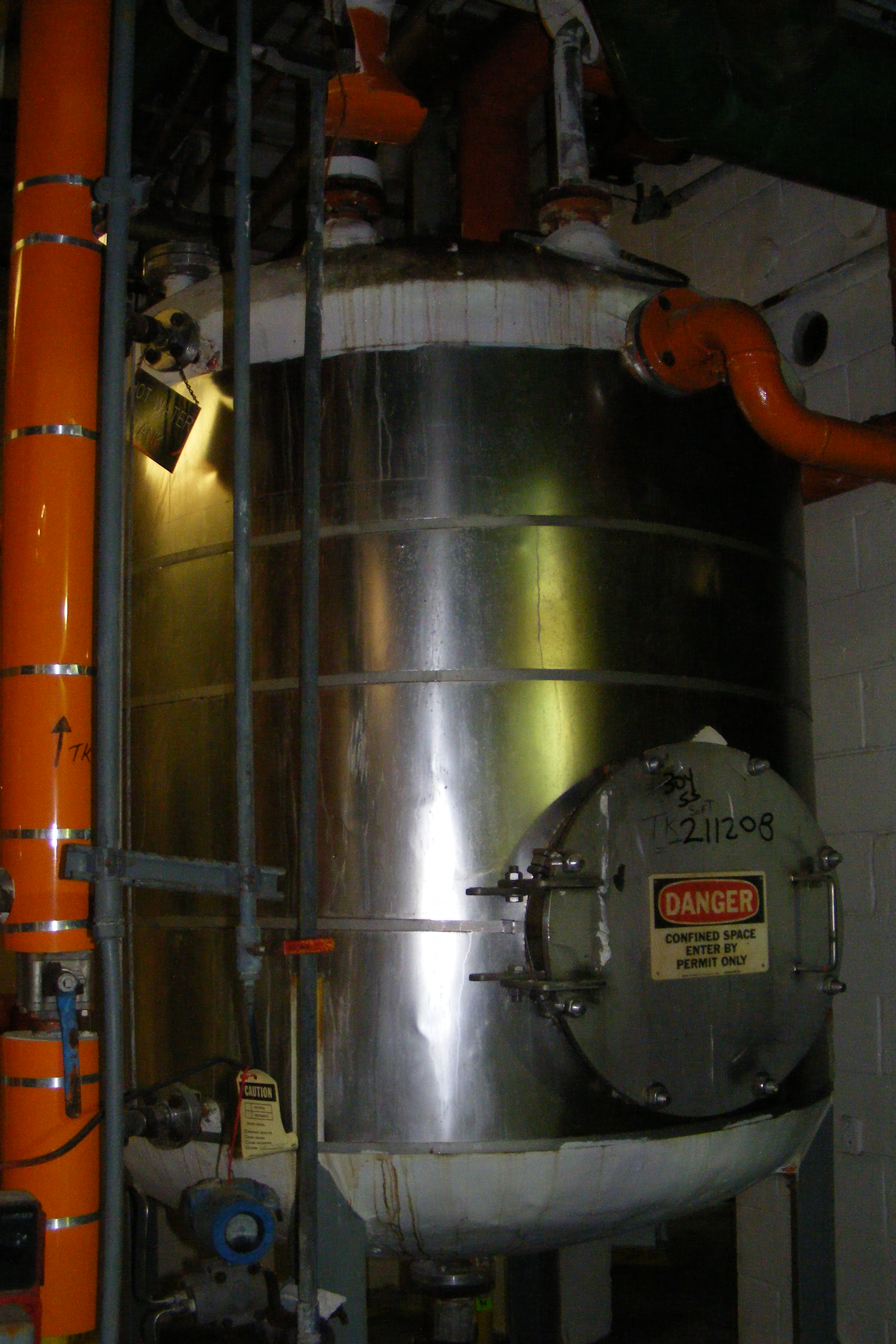 IPP# 211208, 2,839 L (750 gallons)  Stainless Steel 304  Tank For Sale