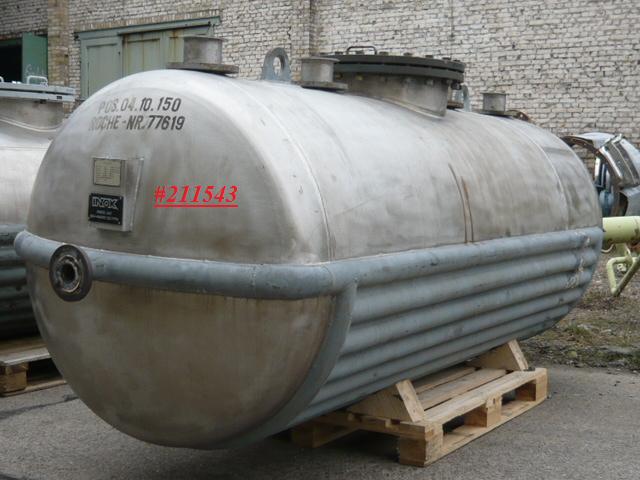 IPP# 211543, 2,500 L (660.4 gallons)  Stainless Steel Other  Tank For Sale