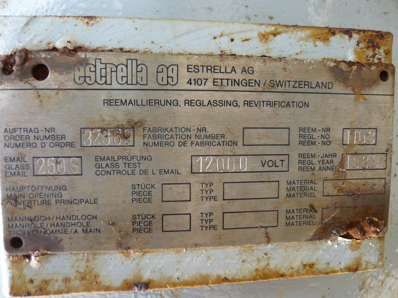 Glasslined Estrella AG  Tank - IPP# 211548