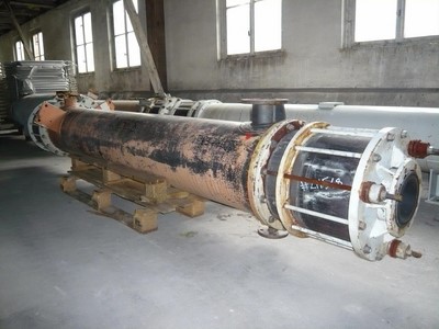 IPP# 211568, 10 m² (107.6 ft²)  Graphite Shell and Tube Heat Exchanger For Sale