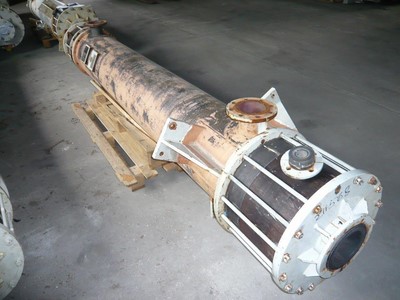 IPP# 211568, 10 m² (107.6 ft²)  Graphite Shell and Tube Heat Exchanger For Sale