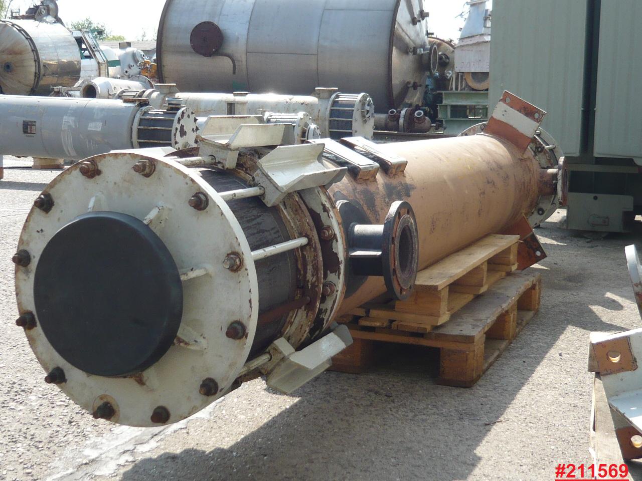 IPP# 211569, 10 m² (107.6 ft²)  Graphite Shell and Tube Heat Exchanger For Sale