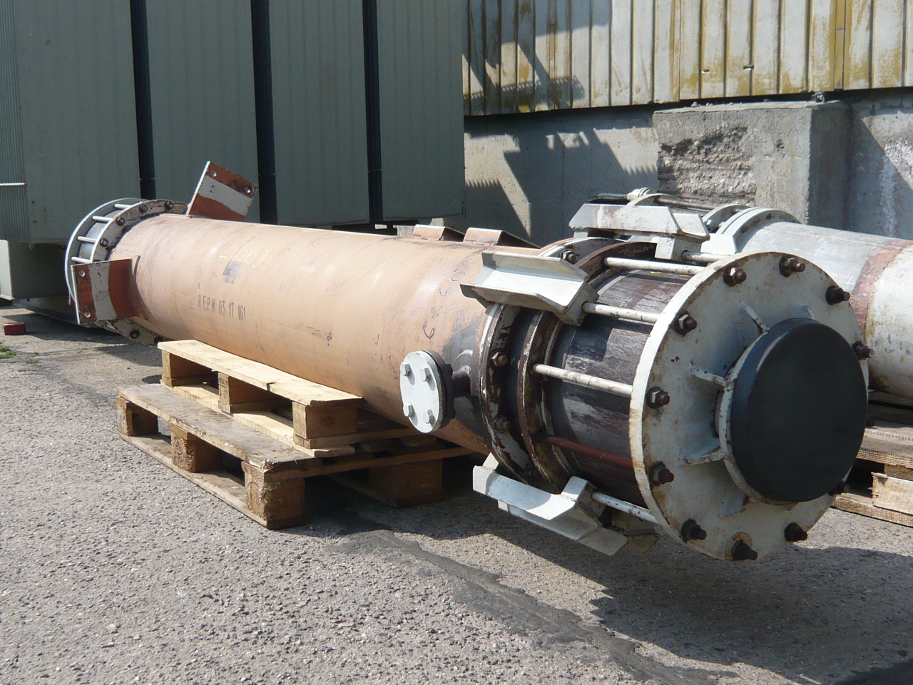 IPP# 211569, 10 m² (107.6 ft²)  Graphite Shell and Tube Heat Exchanger For Sale