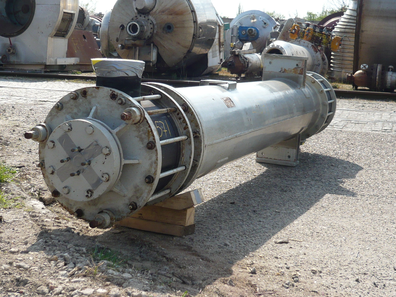 IPP# 211571, 10 m² (107.6 ft²)  Graphite Shell and Tube Heat Exchanger For Sale