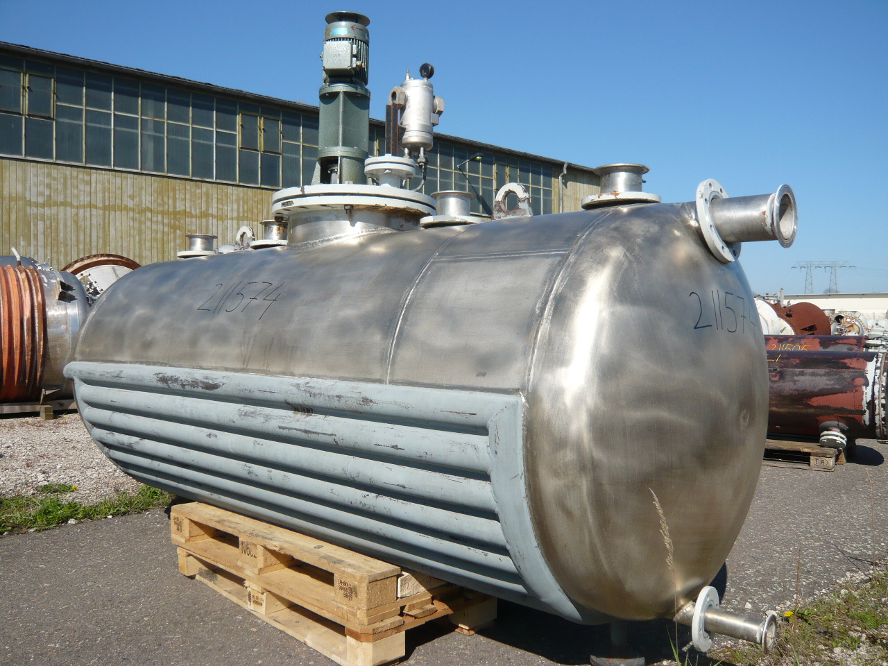 IPP# 211574, 2,500 L (660.4 gallons)  Stainless Steel 317  Tank For Sale