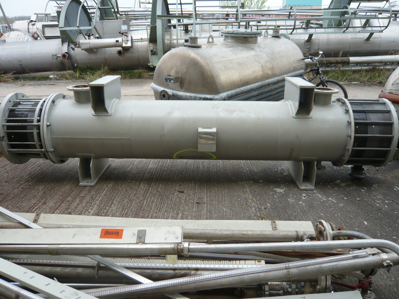 IPP# 211576, 22 m² (236.8 ft²)  Graphite Shell and Tube Heat Exchanger For Sale