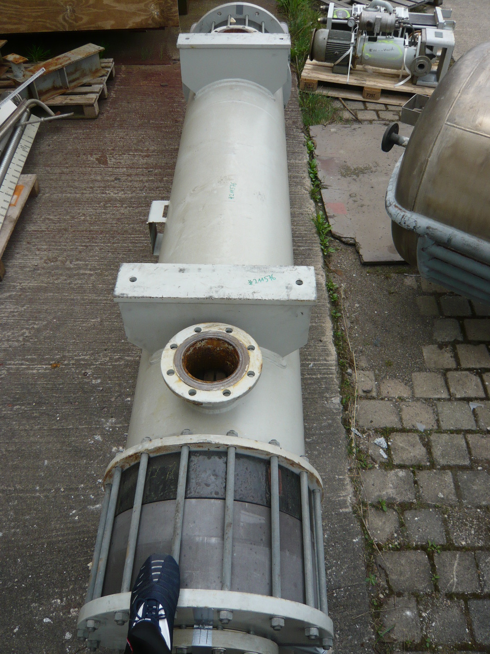 IPP# 211576, 22 m² (236.8 ft²)  Graphite Shell and Tube Heat Exchanger For Sale