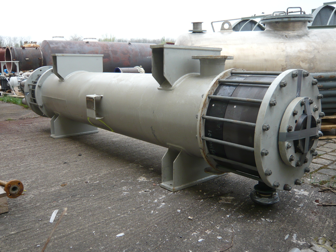 IPP# 211576, 22 m² (236.8 ft²)  Graphite Shell and Tube Heat Exchanger For Sale