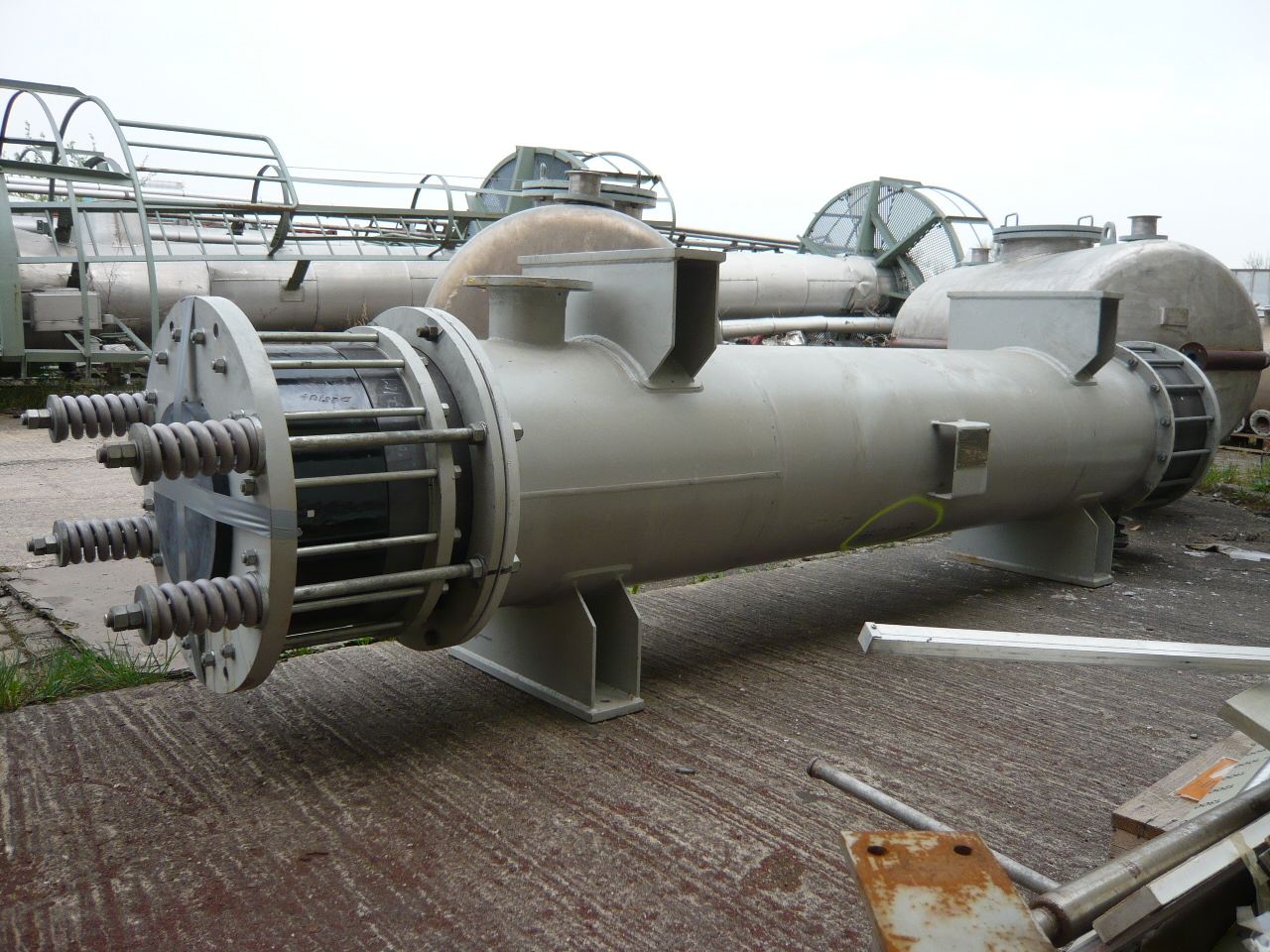 IPP# 211576, 22 m² (236.8 ft²)  Graphite Shell and Tube Heat Exchanger For Sale