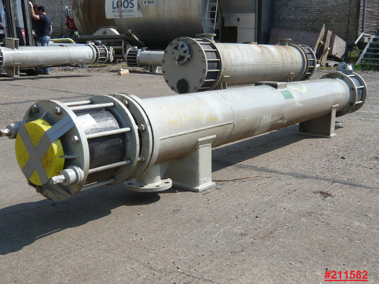 IPP# 211582, 4 m² (43.1 ft²)  Graphite Shell and Tube Heat Exchanger For Sale