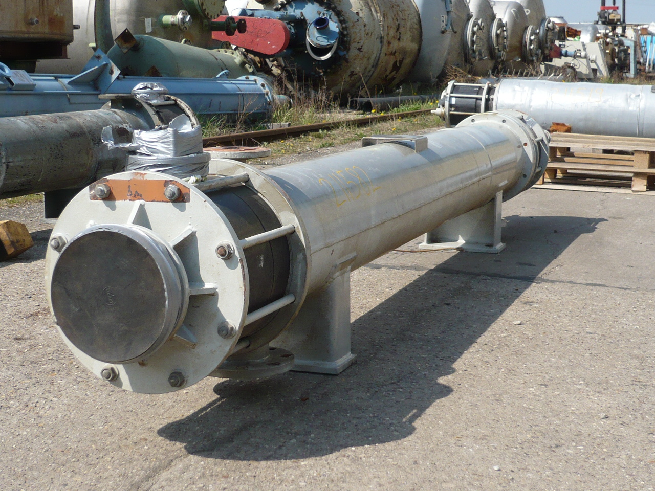 IPP# 211582, 4 m² (43.1 ft²)  Graphite Shell and Tube Heat Exchanger For Sale