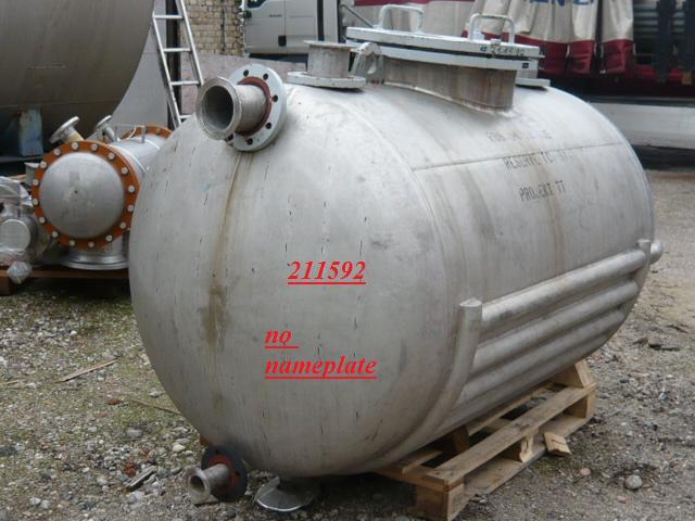 IPP# 211592, 1,600 L (422.7 gallons)  Stainless Steel 317  Tank For Sale