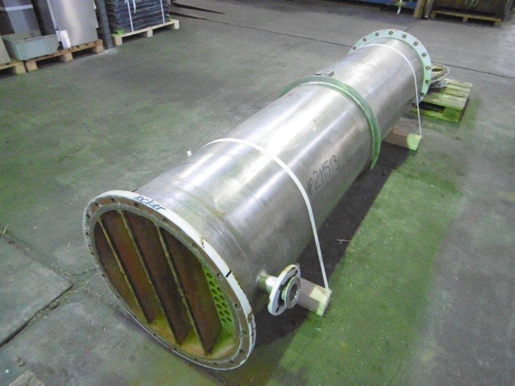 IPP# 211513, 40 m² (430.6 ft²)  Stainless Steel 316 Shell and Tube Heat Exchanger For Sale