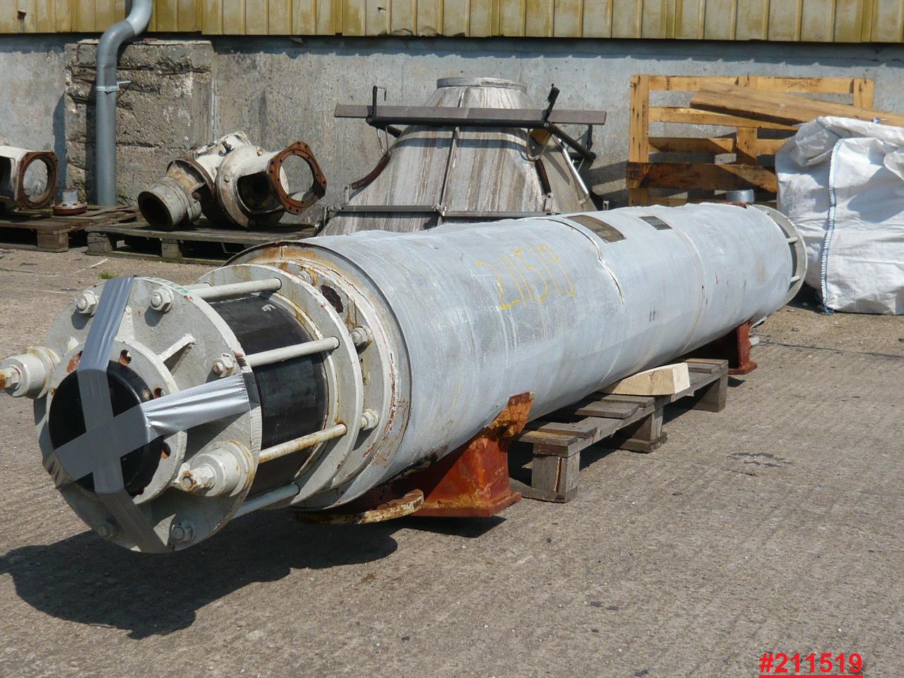 IPP# 211519, 4 m² (43.1 ft²)  Graphite Shell and Tube Heat Exchanger For Sale