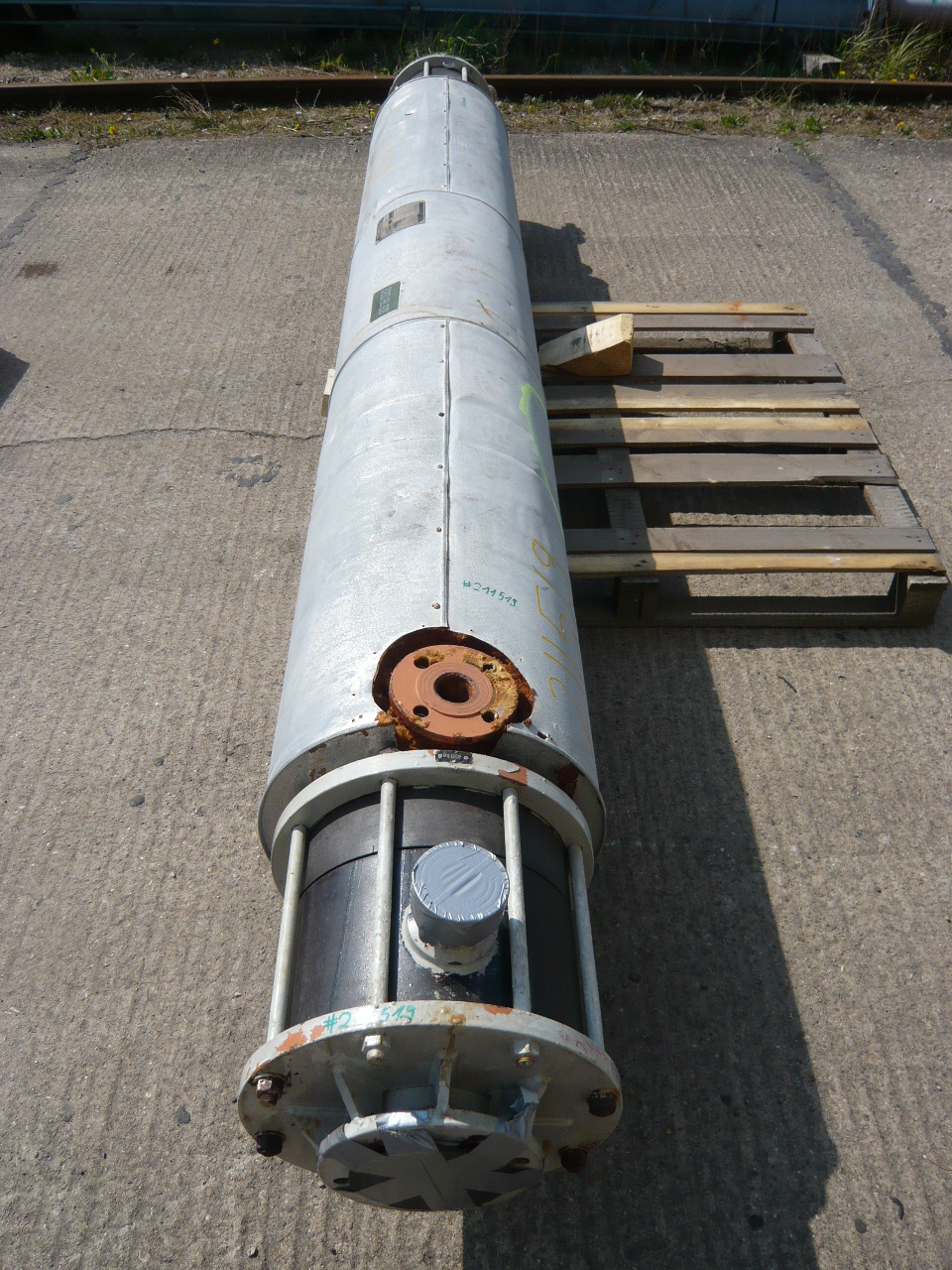 IPP# 211519, 4 m² (43.1 ft²)  Graphite Shell and Tube Heat Exchanger For Sale