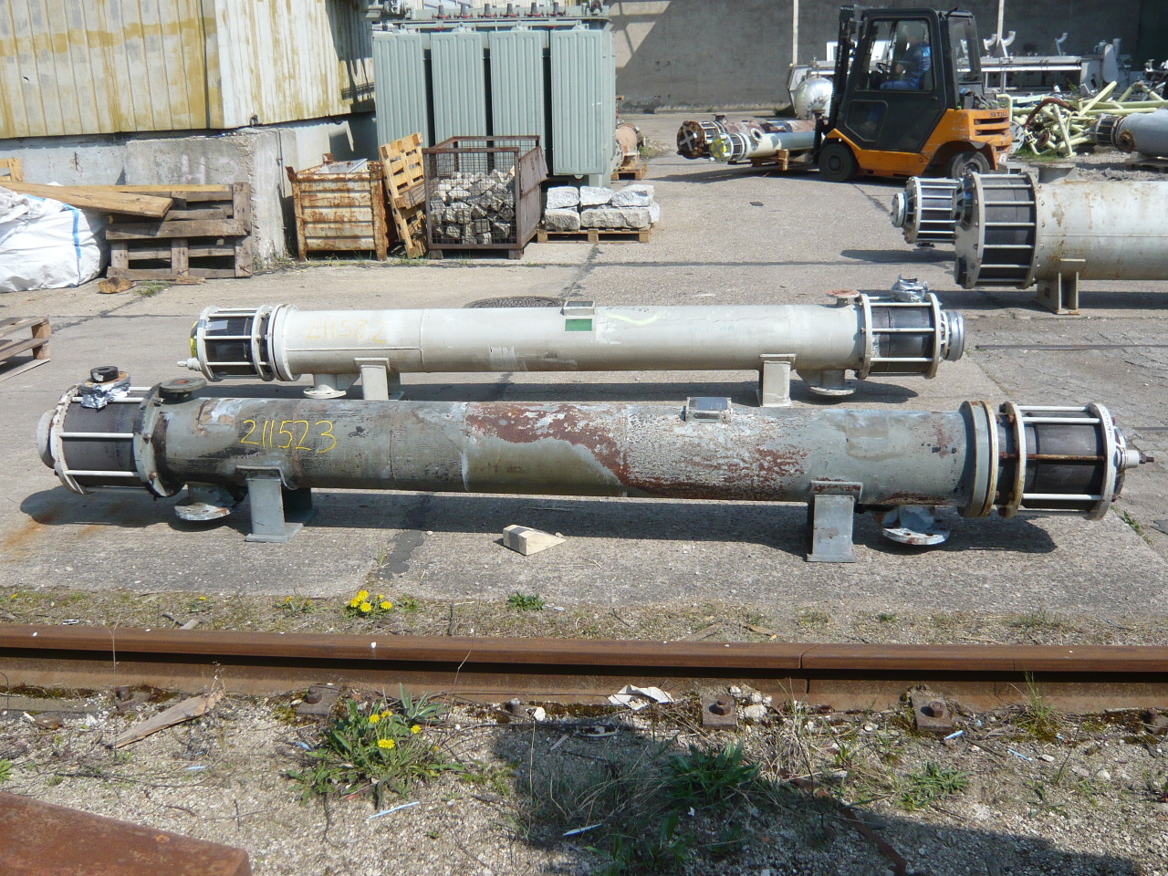 IPP# 211523, 4 m² (43.1 ft²)  Graphite Shell and Tube Heat Exchanger For Sale