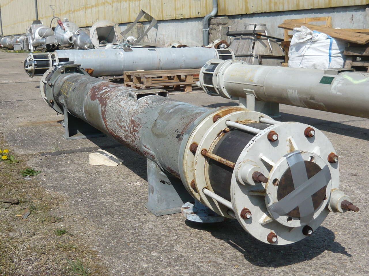 IPP# 211523, 4 m² (43.1 ft²)  Graphite Shell and Tube Heat Exchanger For Sale