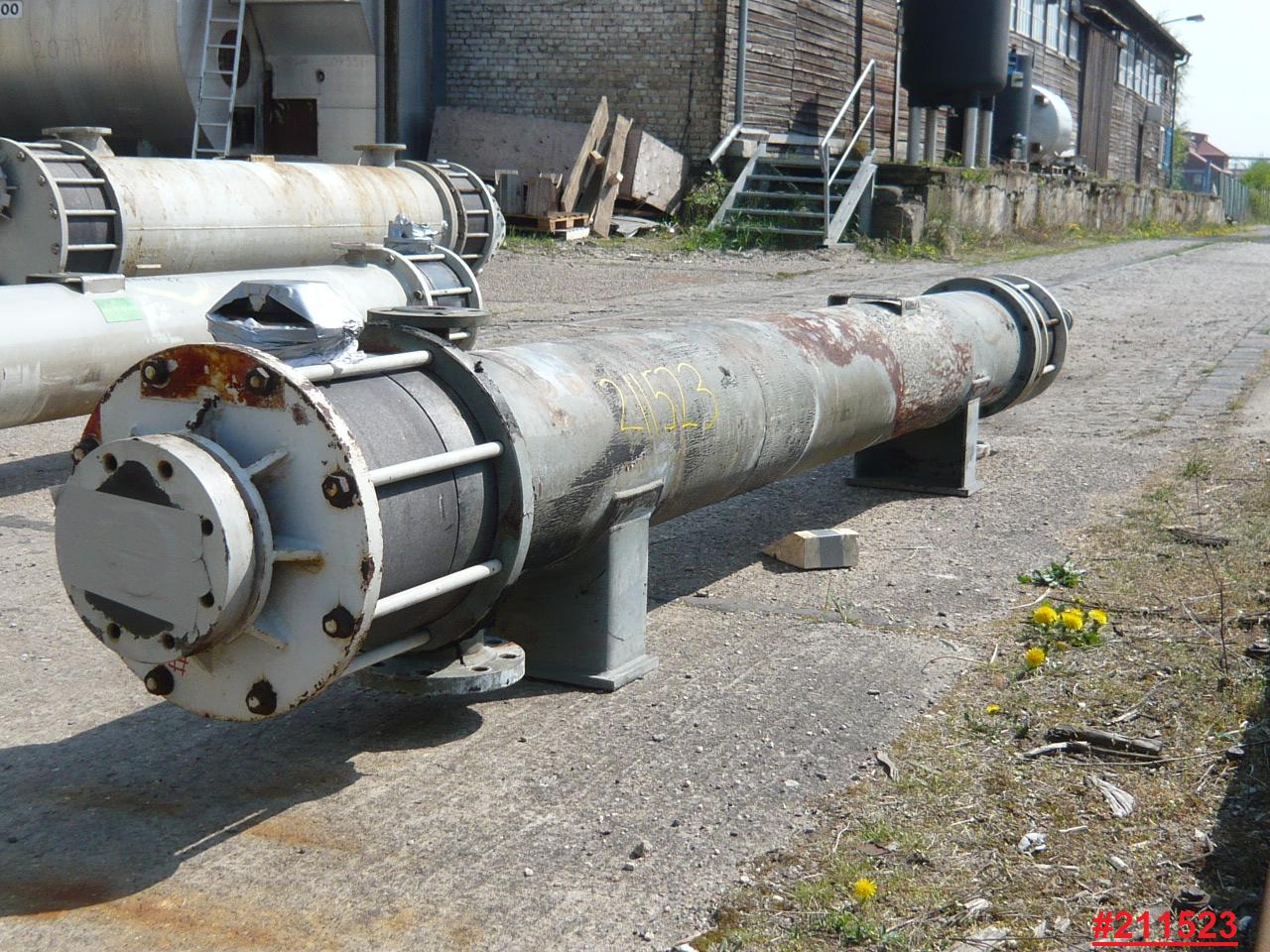 IPP# 211523, 4 m² (43.1 ft²)  Graphite Shell and Tube Heat Exchanger For Sale