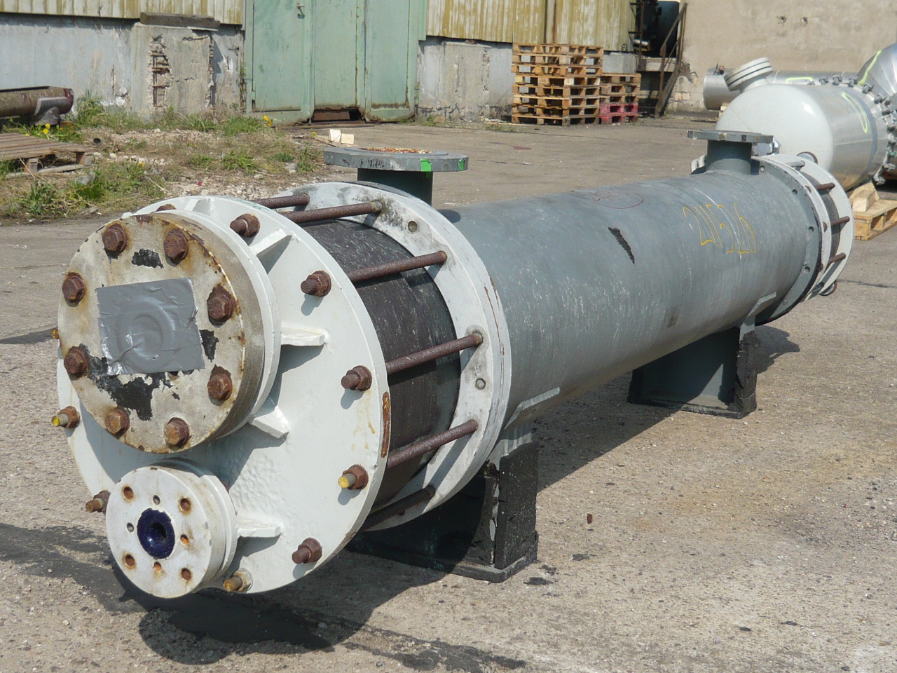 IPP# 211526, 7 m² (75.3 ft²)  Graphite Shell and Tube Heat Exchanger For Sale