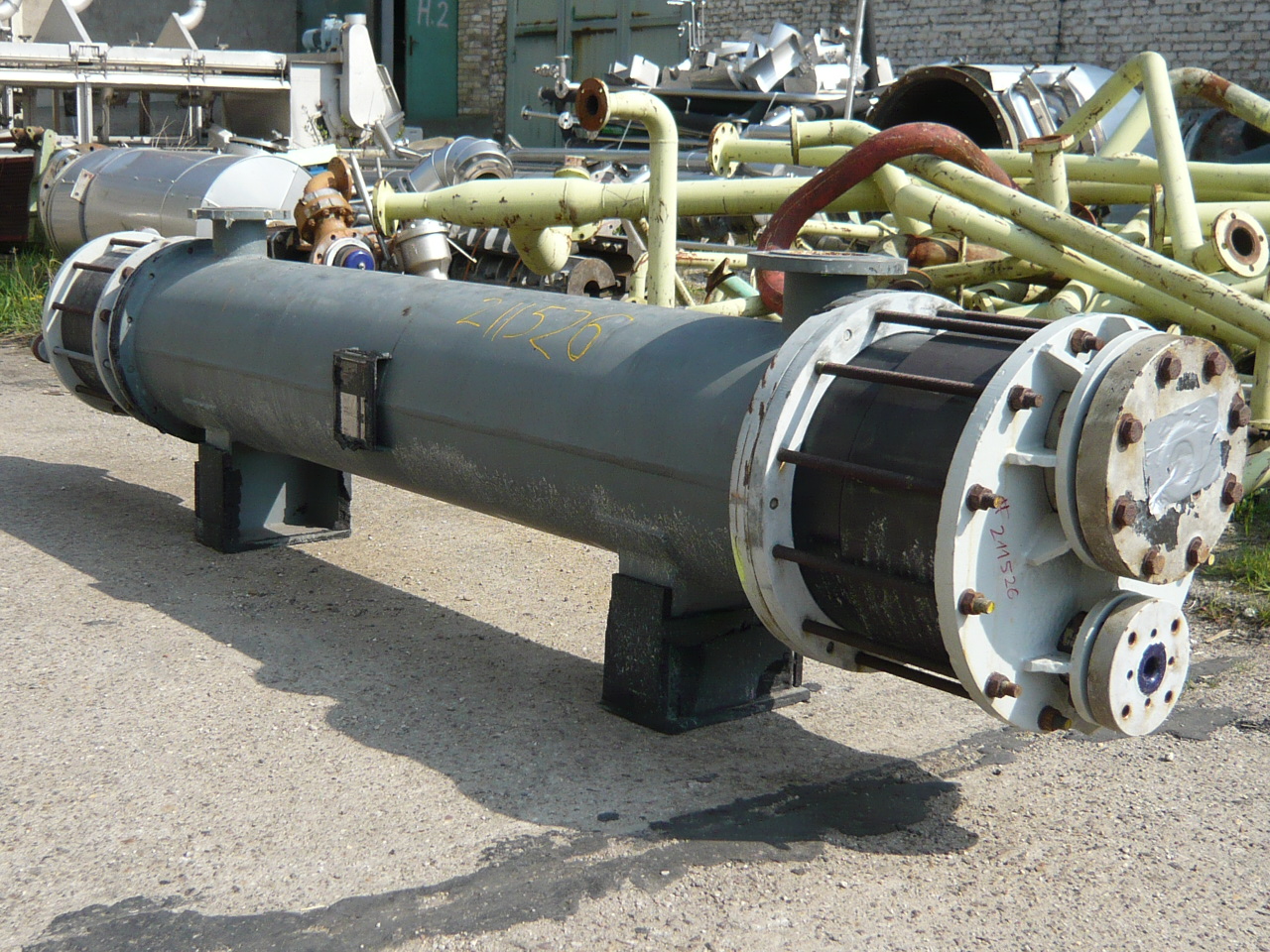 IPP# 211526, 7 m² (75.3 ft²)  Graphite Shell and Tube Heat Exchanger For Sale