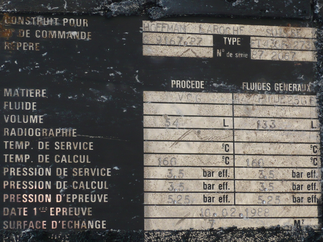 IPP# 211526, 7 m² (75.3 ft²)  Graphite Shell and Tube Heat Exchanger For Sale