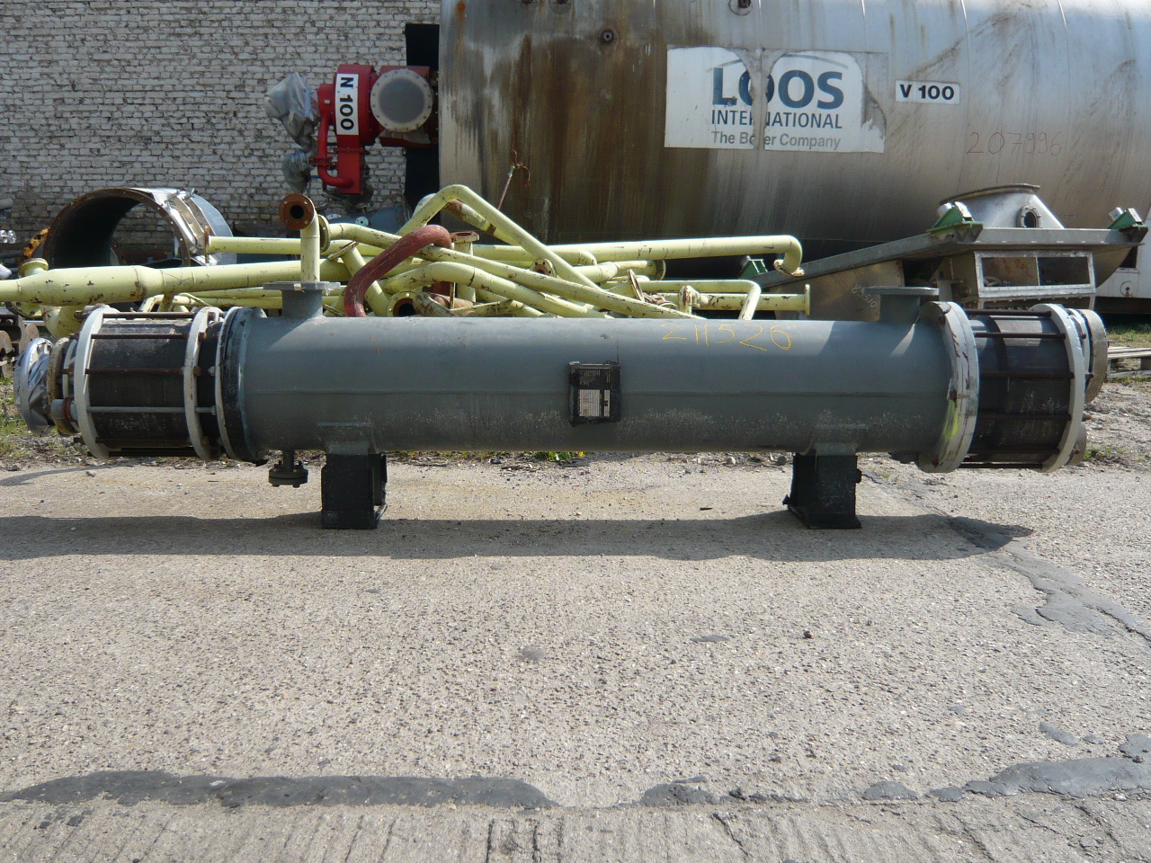 IPP# 211526, 7 m² (75.3 ft²)  Graphite Shell and Tube Heat Exchanger For Sale